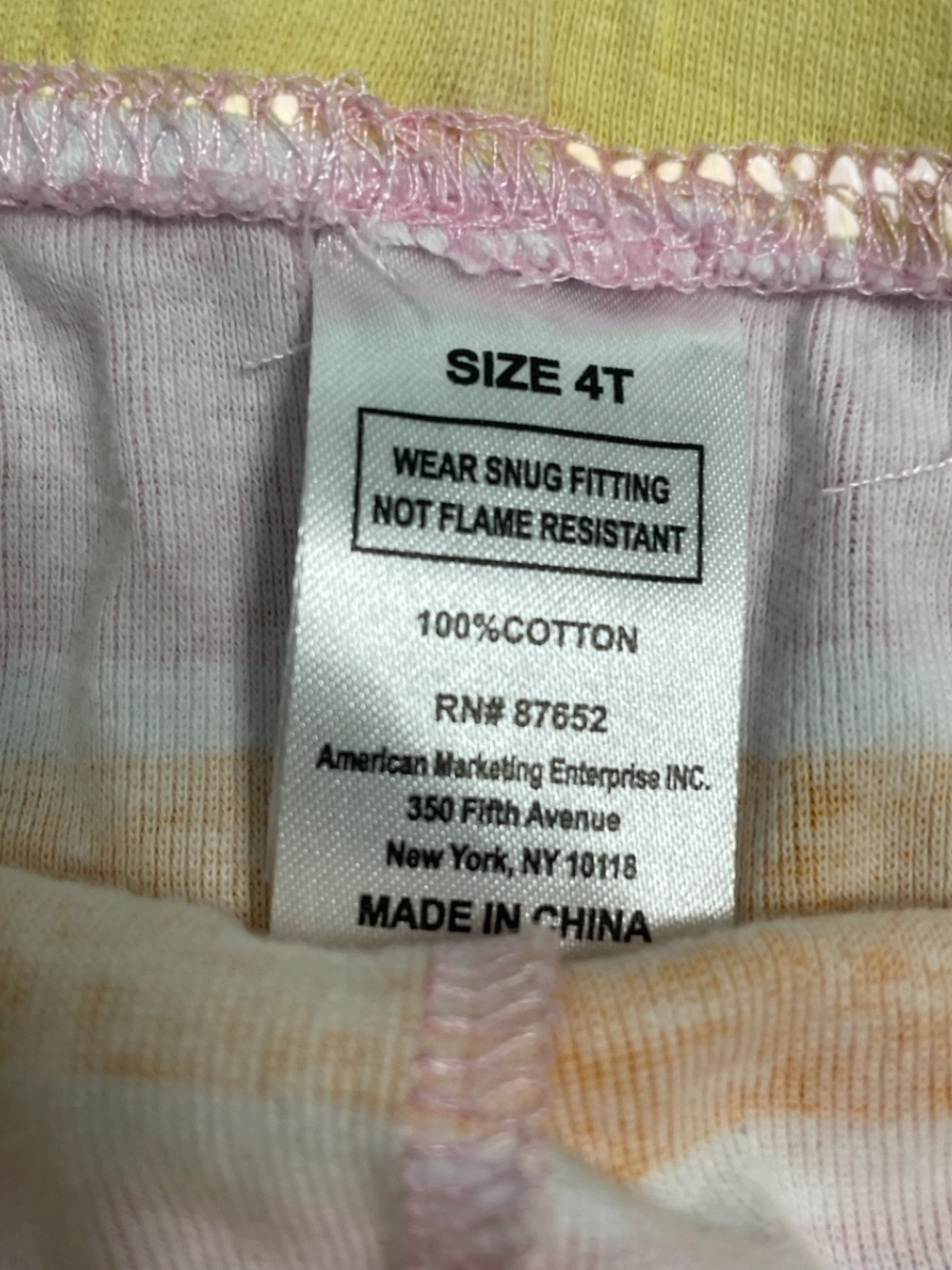 Bluey and Bingo Short Pajama Set - Pastel Striped Shorts - Picture 9 of 9
